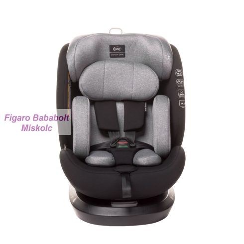 4 Baby Roto-fix i-Size 360°-ban forgatható 40-150 cm isofixes gyermekülés "grey"
