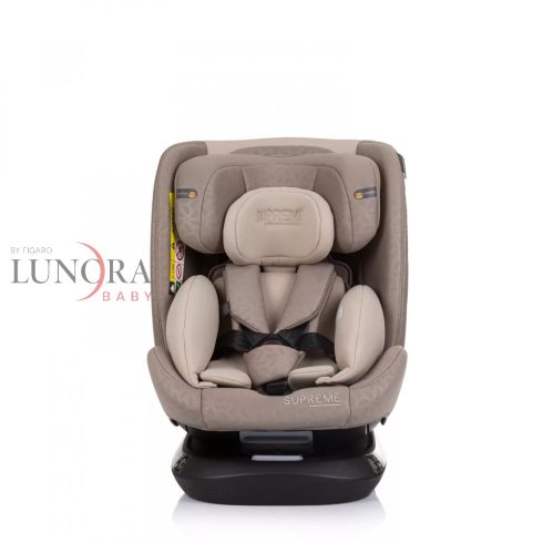 Chipolino Supreme autósülés Isofix 40-150cm - Macadamia