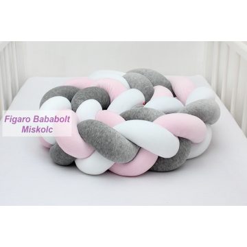   Scamp fonott rácsvédő "szürke-fehér-rózsaszín"