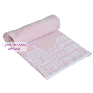   Kikkaboo takaró pamut jacquard kötött #75x100cm #Candy street