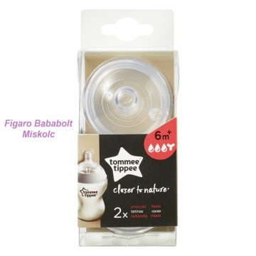   Tommee Tippee Closer To Nature cumisüveg cumi 2db- SŰRŰ ÉTELEKHEZ (6m+)