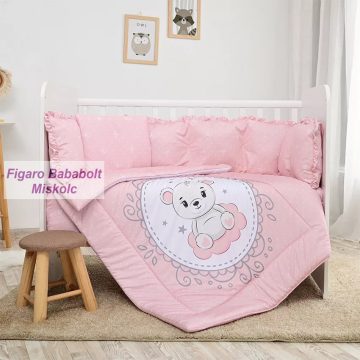   Lorelli 5 részes ágynemű garnitúra "little bear pink"
