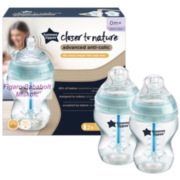  Tommee Tippee Advanced anti colic cumisüveg 2x260 ml light blue