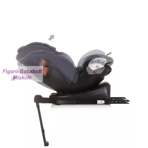 Chipolino Tourino i-Size 360°-ban forgatható 40-150 cm isofixes gyermekülés "grey mix"