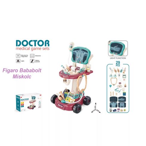Chipolino orvosi játékszett 29 db-os