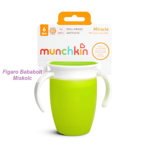 Munchkin Miracle 360 itatópohár 207 ml zöld