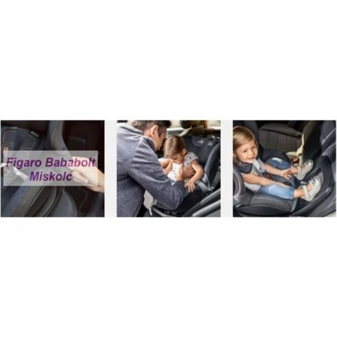 Britax Römer Dualfix Plus iSize autósülés 61-105cm - Midnight Grey