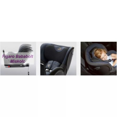 Britax Römer Dualfix Plus iSize autósülés 61-105cm - Midnight Grey
