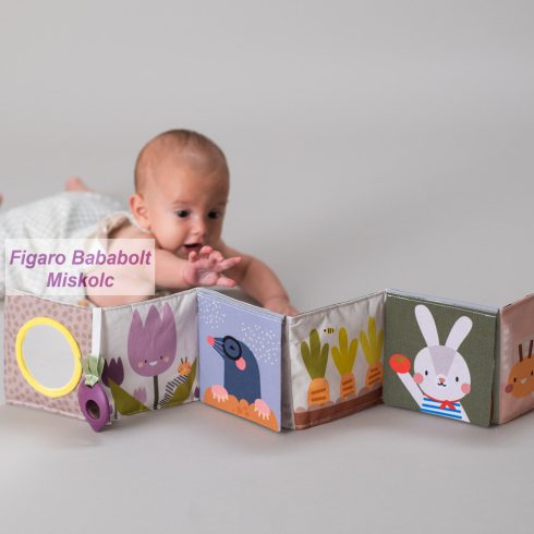 Taf Toys bébikönyv puha Városi kert