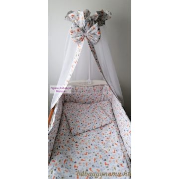 4 részes ágynemű szett "Róka buli uniszex"