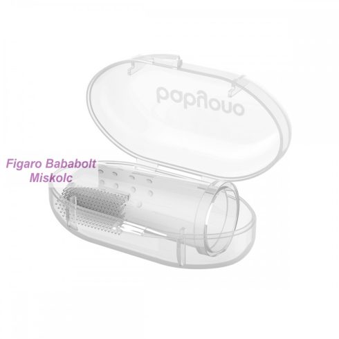 BabyOno ujjra húzható szilikonos ínymasszírozó "átlátszó"