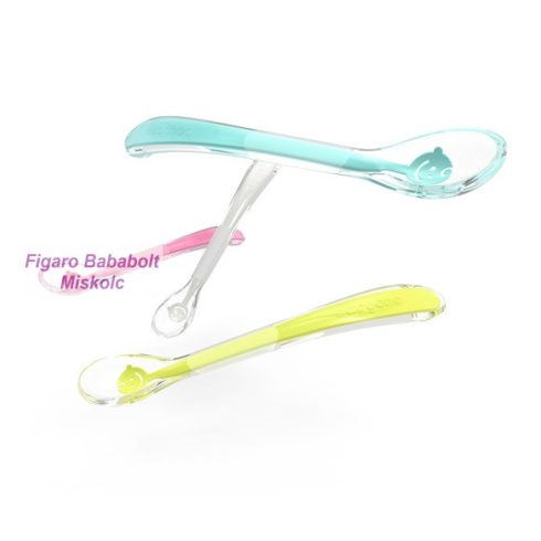 BabyOno puha szilikon kanál babamosoly "kék"