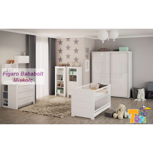 Todi WHITE BUNNY ágyneműtartó 70x140-es ágyhoz