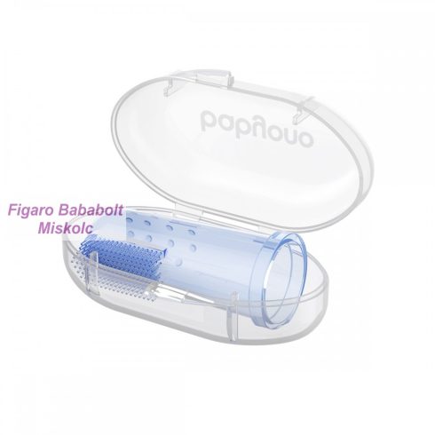 BabyOno ujjra húzható szilikonos ínymasszírozó "kék"