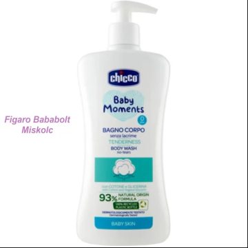   Chicco Baby Moments Könnymentes fürdető (Tenderness) púder illattal 0 hó+ 500 ml