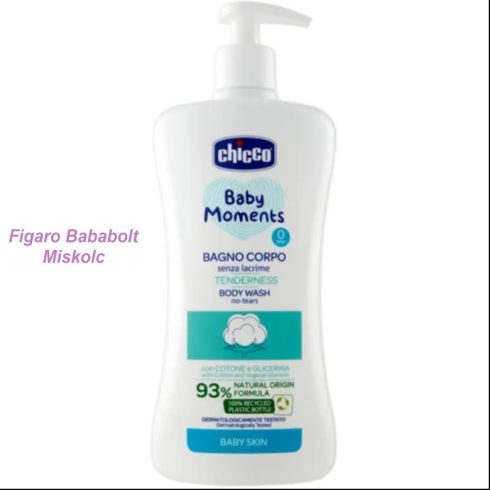 Chicco Baby Moments Könnymentes fürdető (Tenderness) púder illattal 0 hó+ 500 ml