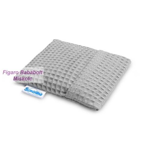 Sensillo Wafel cseresznyemag párna "grey" 