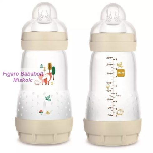 MAM Anti Colic Matt Forest Cumisüveg 260ml "bézs"