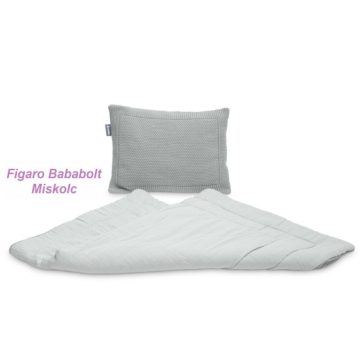   Sensillo kötött muszlin ágynemű szett "szürke"