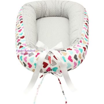 Scamp babafészek "szívecske"