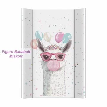   Pelenkázólap puha peremes 50X70 cm Basic "Crazy Lama"