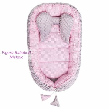   Belisima babafészek Minky Sweet Baby "rózsaszín"