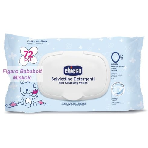 Chicco törlőkendők lótusszal és cellulózzal 72 db