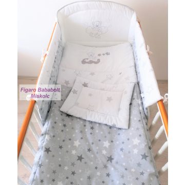  3 részes ágynemű szett "Grey-Star csillagfüzéres maci"