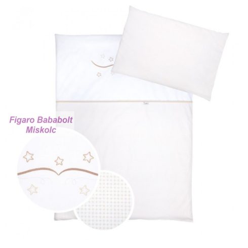 Albero Mio 3 részes ágynemű "Csillagos ekrü"