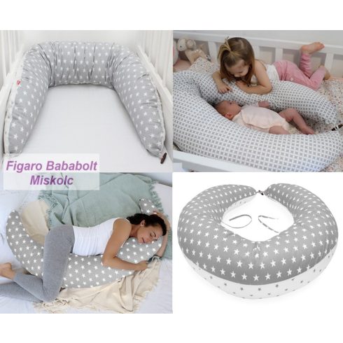 Scamp formázott gombosvégű szoptatós párna pamut huzattal/Mouse