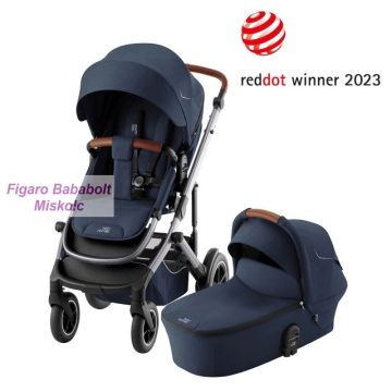  BRITAX RöMER Smile 5Z multifunkciós babakocsi szett mózeskosárral "Night Blue"