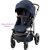 BRITAX RöMER Smile 5Z Style multifunkciós babakocsi szett mózeskosárral "Night Blue"