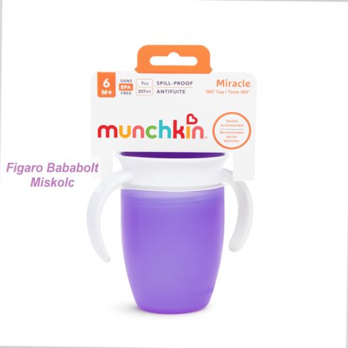 Munchkin Miracle 360 itatópohár 207 ml lila