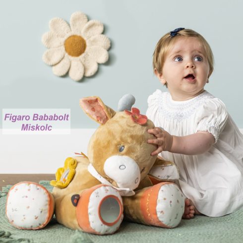 Nattou foglalkoztató játék plüss 45cm Mila, Zoe and Lana – Mila, a boci