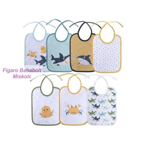 Baby Care 7 db-os előke "boy"