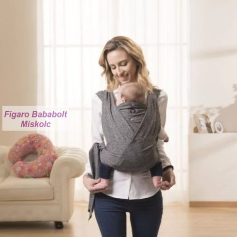 Chocci Boppy ComfyFit csatos hordozókendő "grey"