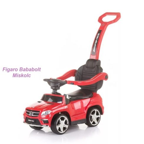 Chipolino Mercedes Benz GL63 AMG bébitaxi tolókarral és kupolával - fehér