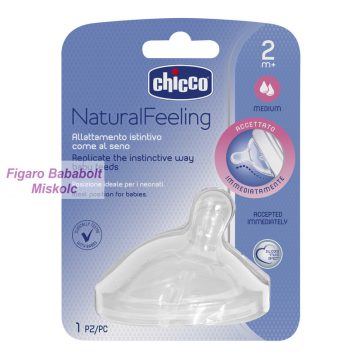 Chicco Natural Feeling ferde etetőcumi 2hó+