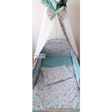 4 részes ágynemű szett "róka-mókus"