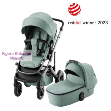   BRITAX RöMER Smile 5Z multifunkciós babakocsi szett mózeskosárral "Jade Green"