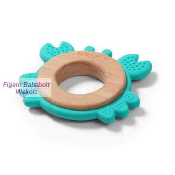 Babyono rágóka fa/szilikon "crab"