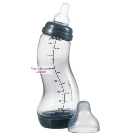 Difrax ant-colic S-cumisüveg "szürkés kék" 250 ml