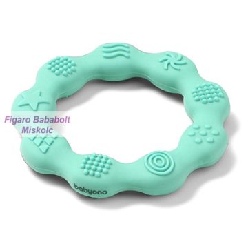 BabyOno rágóka szilikon RING "kék"