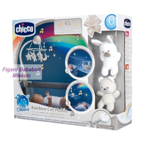 Chicco Rainbow zenélő forgó 3in1 beige