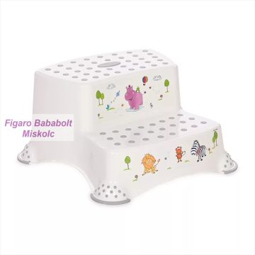 LORELLI DUPLA FELLÉPŐ - HIPPO WHITE-GREY