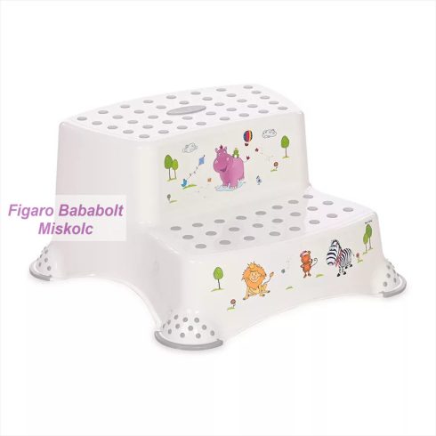 LORELLI DUPLA FELLÉPŐ - HIPPO WHITE-GREY