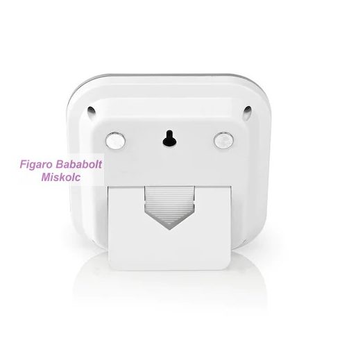 Nedis páratartalom mérő, hőmérséklet mérő, óra