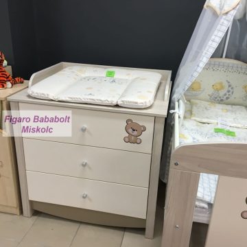 Todi TEDDY 3 fiókos pelenkázó komód toldalékkal