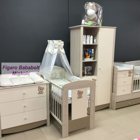 Todi TEDDY 3 fiókos pelenkázó komód toldalékkal