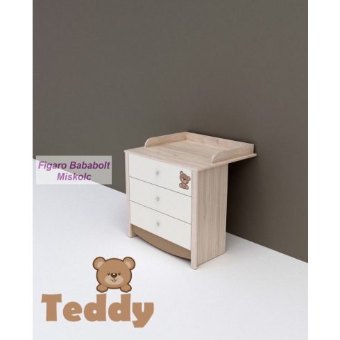 Todi TEDDY 3 fiókos pelenkázó komód toldalékkal